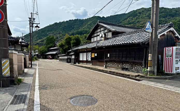 多度の古い街並み