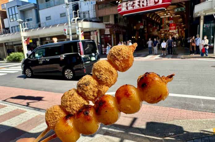 きなこ団子とみたらし団子
