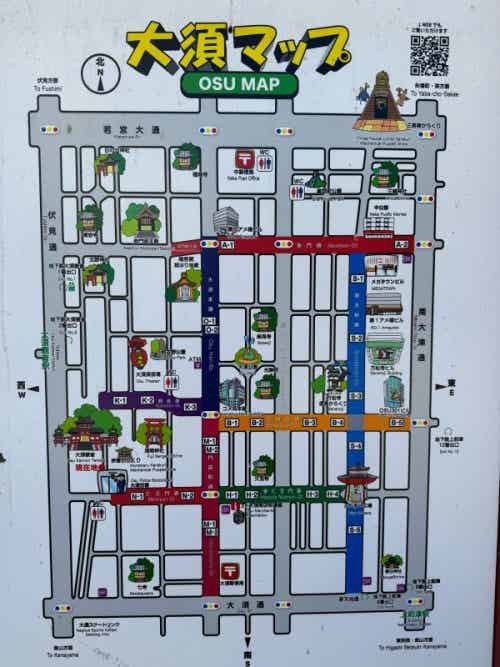 大須商店街地図