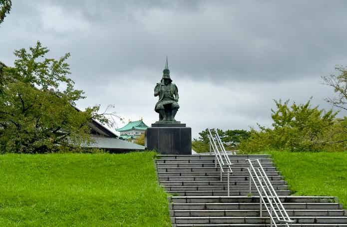 名古屋城公園の加藤清正像