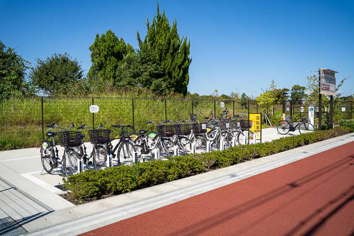 豊中つばさ公園ma-zikaの無料駐輪場