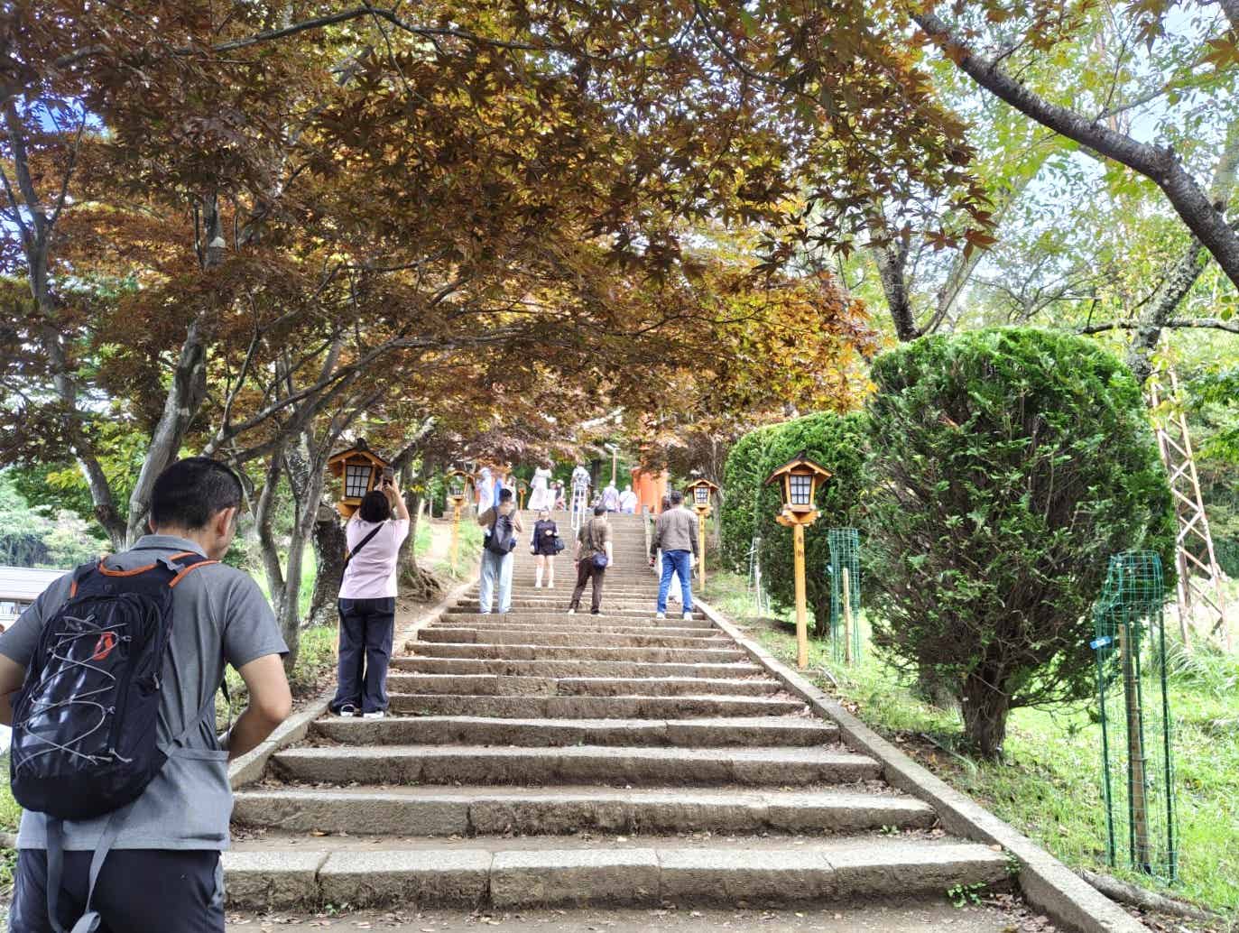 新倉山浅間公園の石段