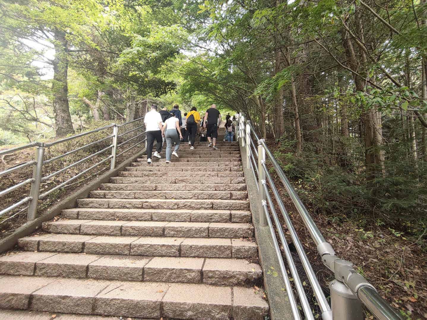 新倉山浅間公園の階段