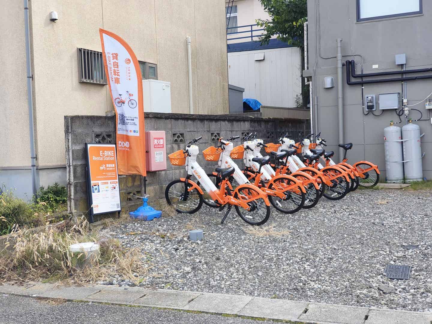 富士吉田市のシェアサイクル