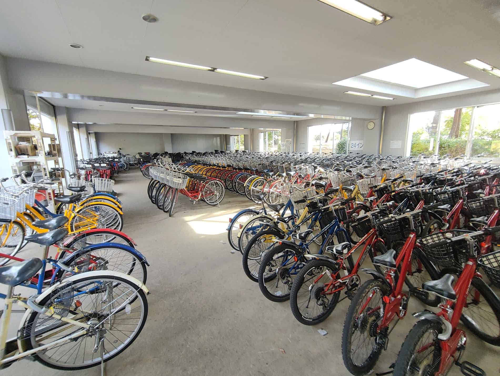 西口サイクルセンターの車種