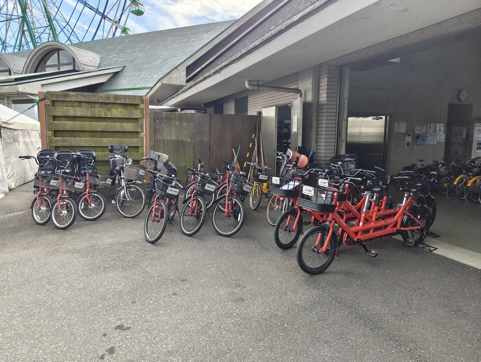 ひたち海浜公園のレンタサイクルの車種