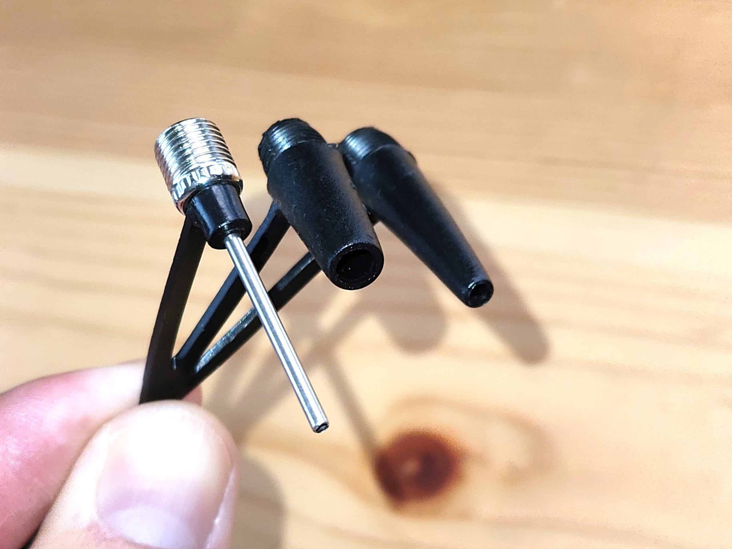 ワッツの空気入れのアタッチメント