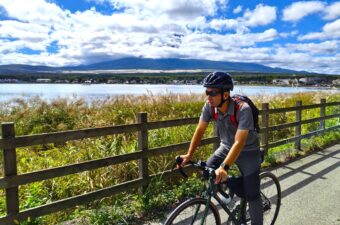 富士山ビューを求めて、忍野八海と山中湖をめぐる往復80kmの自転車旅